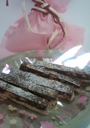 超簡単☆２色のサクサククッキーチョコバー-レシピのメイン写真