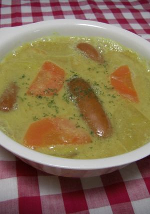豆乳カレースープ♪-レシピのメイン写真