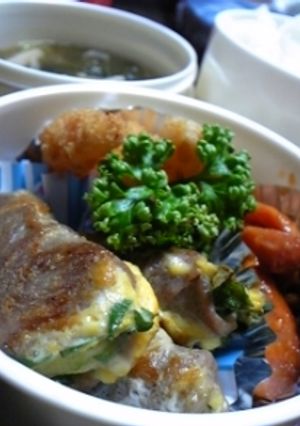 豚肉のピカタ　ねぎしそにんにく巻き-レシピのメイン写真