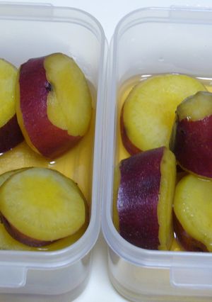『サツマイモの甘煮』-レシピのメイン写真