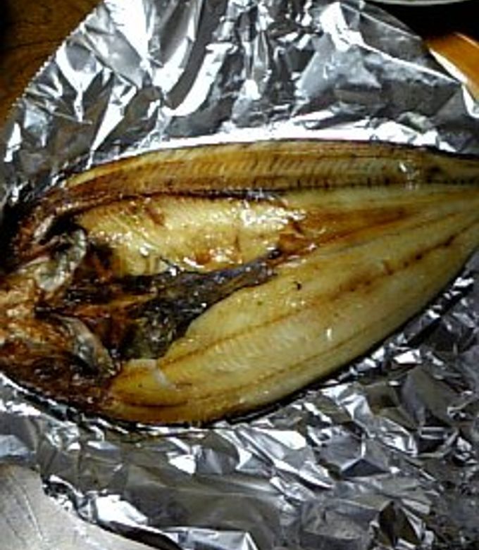 トースターでふっくらあじの干物-レシピのメイン写真