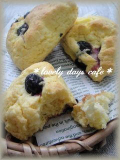 クリームチーズとブルーベリーのスコーン❤-レシピのメイン写真