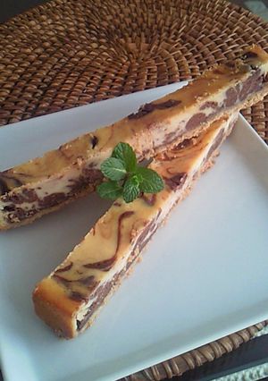 超簡単★マーブルチョコチーズケーキ-レシピのメイン写真