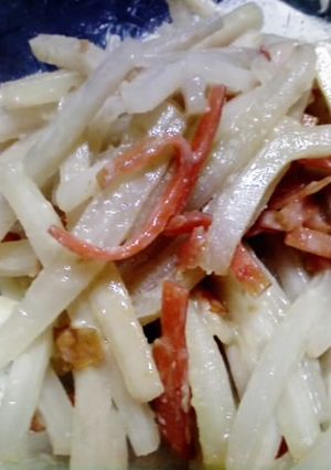 大根と人参の皮の味噌きんぴら-レシピのメイン写真