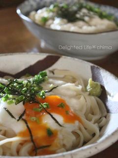 冷やしとろろうどん-レシピのメイン写真