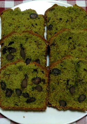 甘納豆入り抹茶パウンドケーキ-レシピのメイン写真