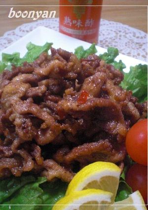 ご飯がすすむ～♡〷豚肉の甘酢豆板醤漬け〷-レシピのメイン写真