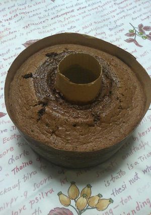 チョコシフォンケーキ-レシピのメイン写真