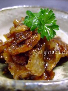 鶏皮の甘露煮-レシピのメイン写真