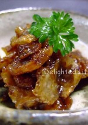 鶏皮の甘露煮-レシピのメイン写真