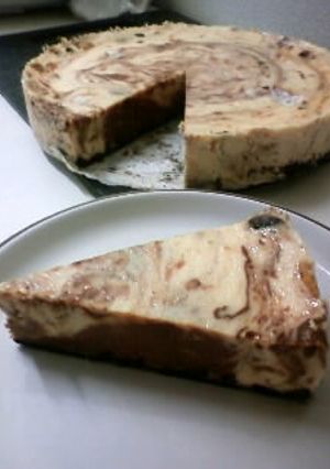 チョコレートマーブルチーズケーキ-レシピのメイン写真