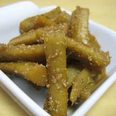 รูปของ お弁当やつけあわせに！ゴマ酢ごぼう☆