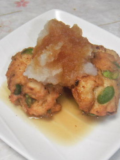 とうふととりひき肉のおとし揚げ-レシピのメイン写真