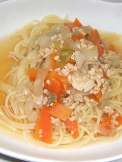 和風スープパスタ-レシピのメイン写真