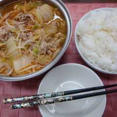 キムチ鍋（お昼御飯仕様）-レシピのメイン写真