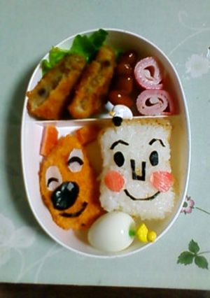 ★ｷｬﾗ弁★名犬チーズと食パンマン-レシピのメイン写真
