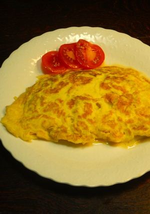フワカリオムレツ・ワンパンで簡単・新食感-レシピのメイン写真