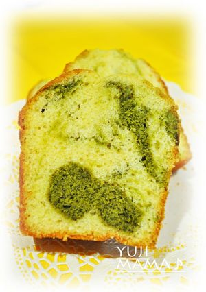 ◆キレイな抹茶マーブルパウンドケーキ◆-レシピのメイン写真