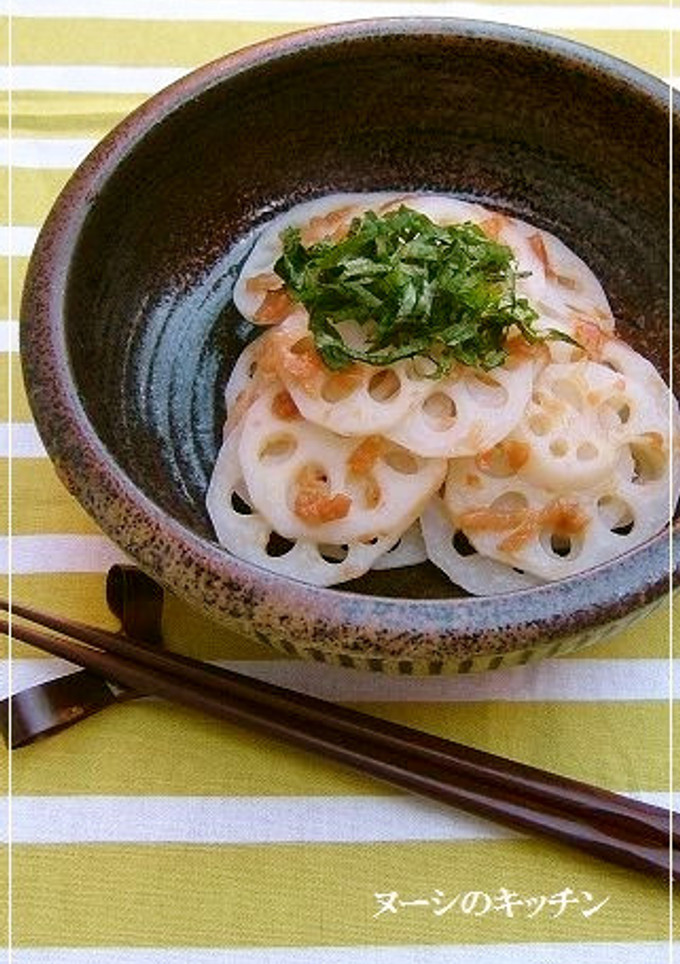 蓮根の梅ごのみあえ-レシピのメイン写真