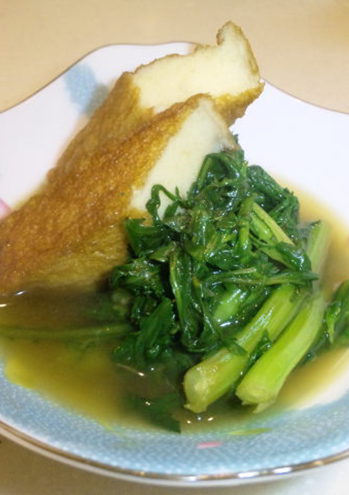 春菊と天ぷらのさっさと煮-レシピのメイン写真