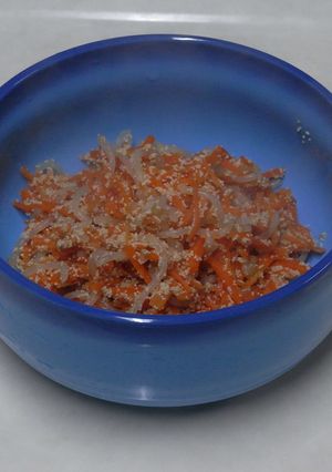 熱々ご飯に！たらこと人参の炒め煮ふりかけ-レシピのメイン写真