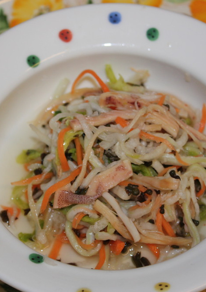 函館いかと冬野菜の浅漬け-レシピのメイン写真
