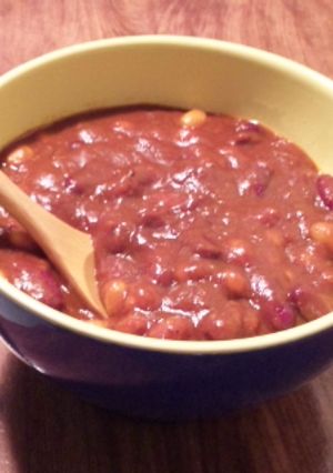 クセになる！チリビーンズ風のお豆さん-レシピのメイン写真