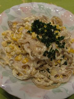レンコンとコーンのサラダ-レシピのメイン写真
