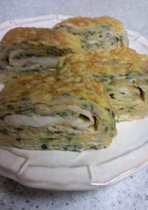 簡単♪じゃこと大葉の卵焼き お弁当にも-レシピのメイン写真