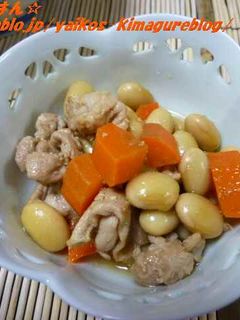 五目豆が作りたかったのに・・・大豆の煮物-レシピのメイン写真