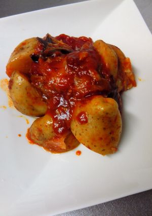 新じゃがのピリ辛トマト煮-レシピのメイン写真