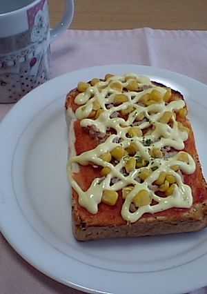 朝のマヨケチャトースト-レシピのメイン写真