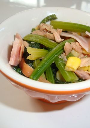 貧血予防に！超簡単ほうれん草の煮物-レシピのメイン写真