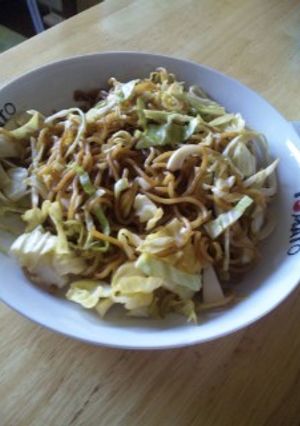 超簡単！！千切りキャベツの焼きそば-レシピのメイン写真