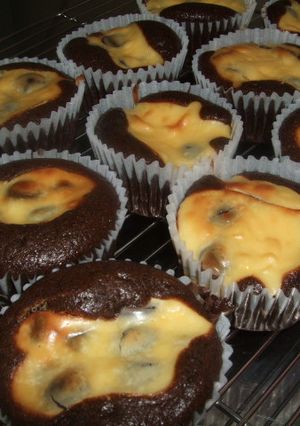 ブラック＆ホワイトカップケーキ-レシピのメイン写真