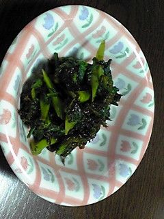 ふのりと春菊のあえもの-レシピのメイン写真