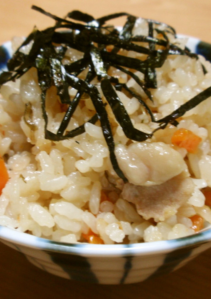 かしわの炊き込みご飯-レシピのメイン写真