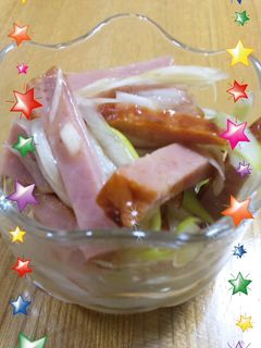 即席♪焼き豚とネギの和え物-レシピのメイン写真