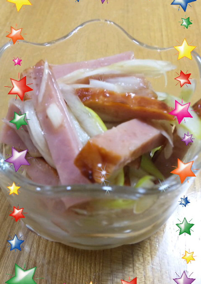 即席♪焼き豚とネギの和え物-レシピのメイン写真