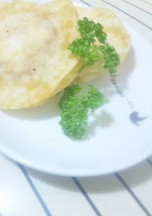ヨーグルトでクリームチーズ風まんまる餃子-レシピのメイン写真