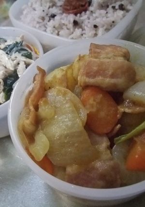 カレー味のじゃがベーコン煮-レシピのメイン写真