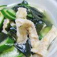やわらかいかフライの酢の物