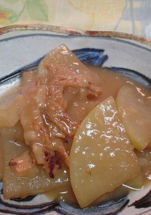 お手軽にイカフライで大根の煮物-レシピのメイン写真
