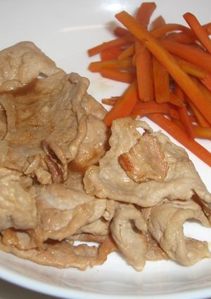 子どもも食べやすい♪薄切り肉の生姜焼き-レシピのメイン写真