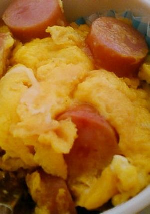 お弁当に♪超簡単ウインナーたまご☆-レシピのメイン写真