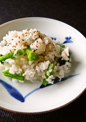 菜の花としらすのご飯-レシピのメイン写真