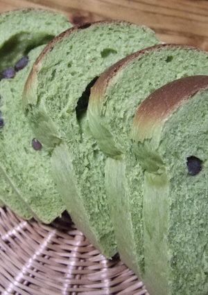 抹茶みるく食パン-レシピのメイン写真