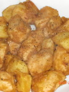 節約☆鶏胸肉とじゃがいものニンニク炒め-レシピのメイン写真