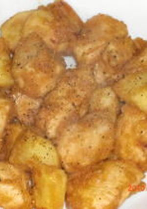 節約☆鶏胸肉とじゃがいものニンニク炒め-レシピのメイン写真