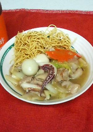 さっぱり八宝菜　堅焼きそば添え-レシピのメイン写真